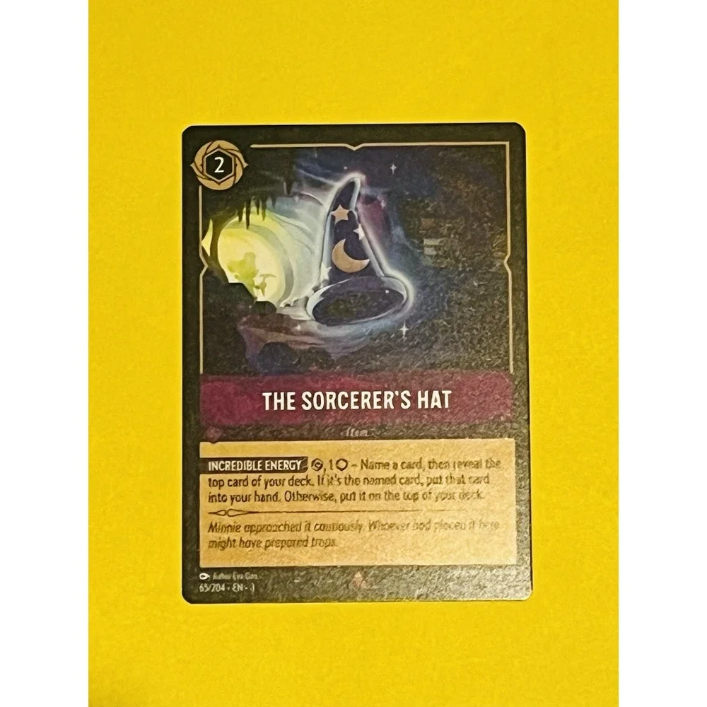 Disney Lorcana Into the Inklands - 65/204 The Sorcerer's Hat - Rare Non Foil